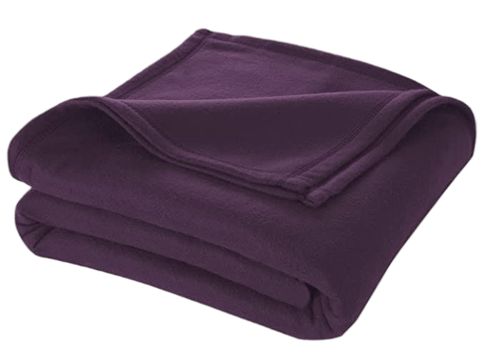 ac fleece blanket in wine shade for summer days