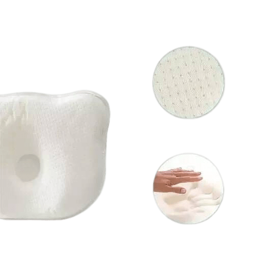 Features of the  white willow infant baby pillow